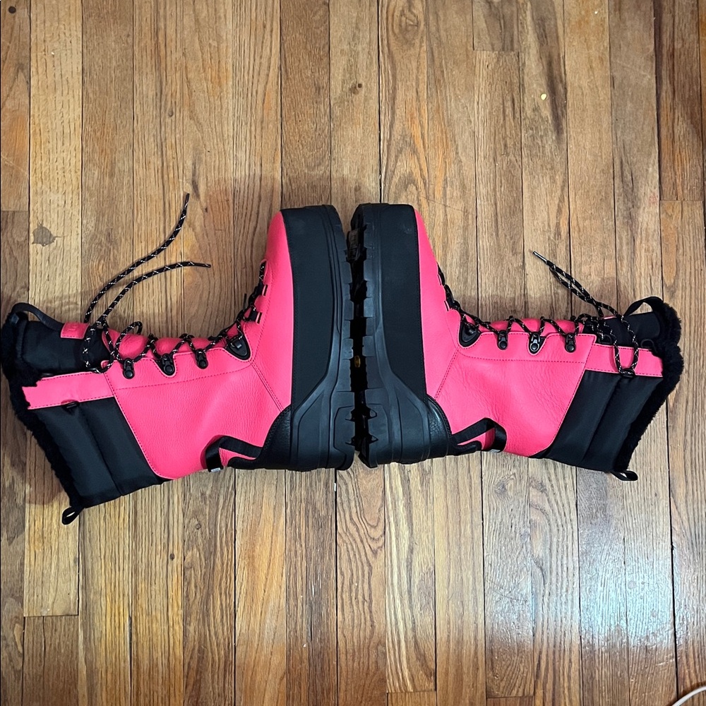 UGG extreme gore-tek Pink and Black Lace-Up ski Boots -32°c 8 m 9 w - Picture 9 of 10